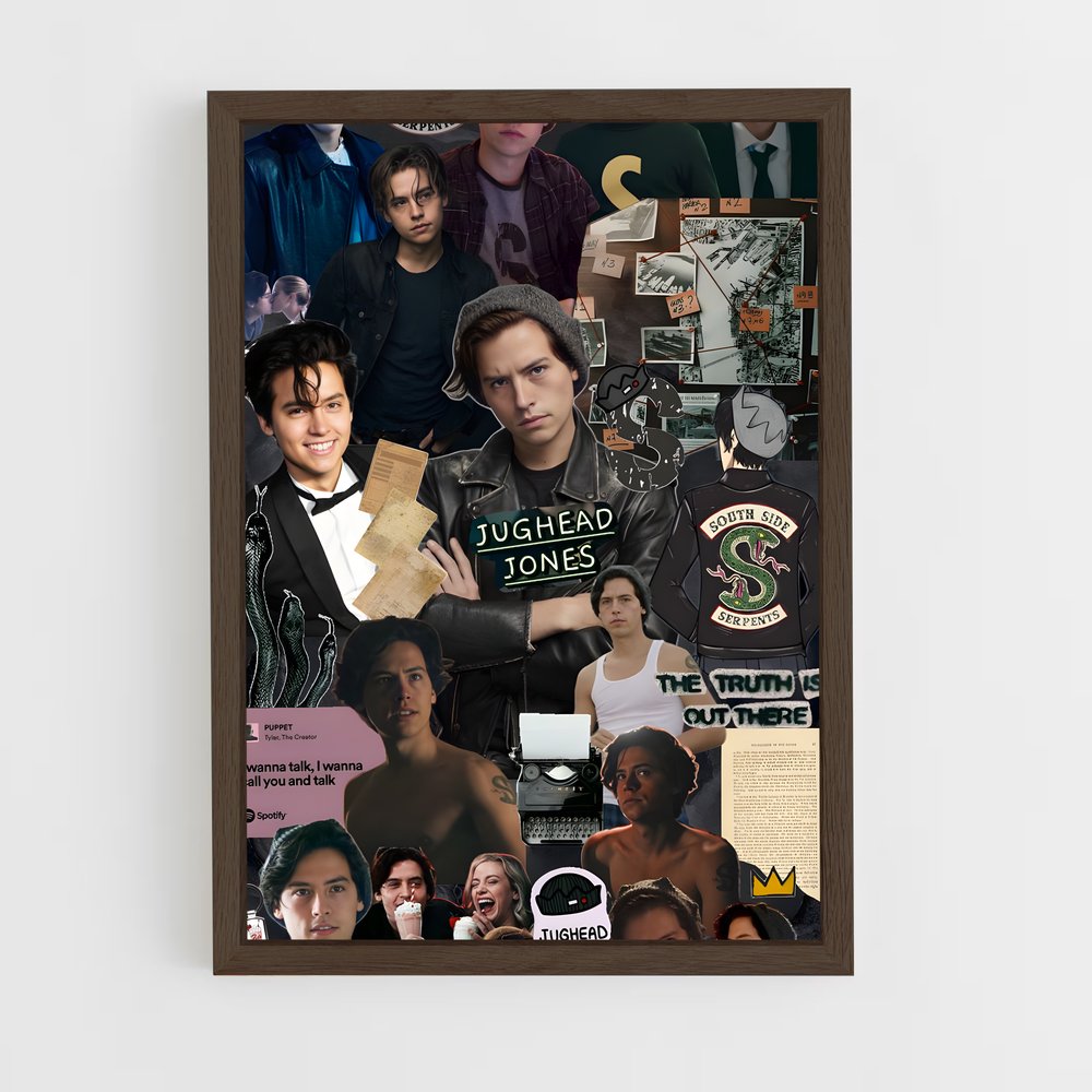 ap-jughead jones-1 cadre Bois foncé