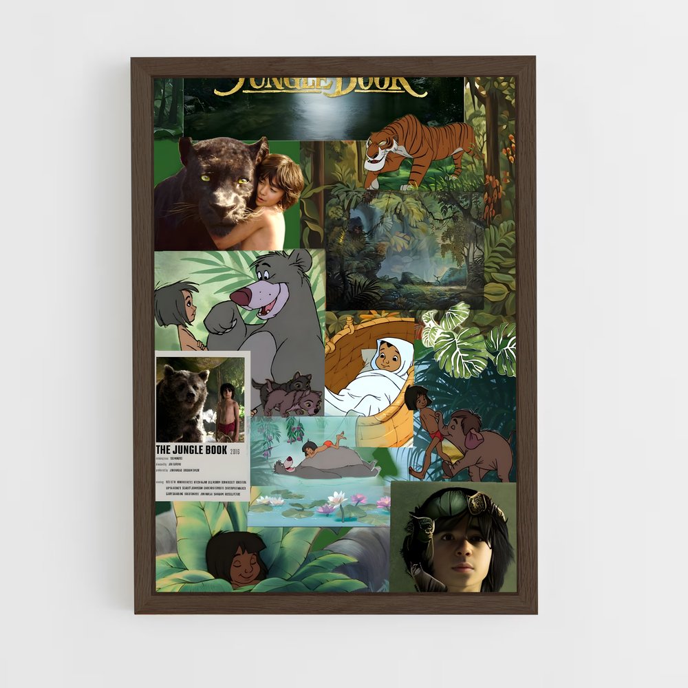 ap-jungle book-2 cadre Bois foncé