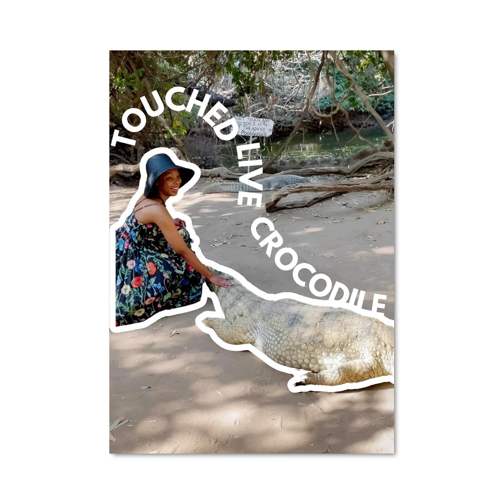 Poster Serenité Crocodilienne