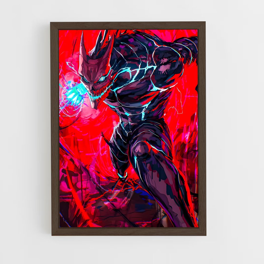 ap-kaiju no 8-5 cadre Bois foncé