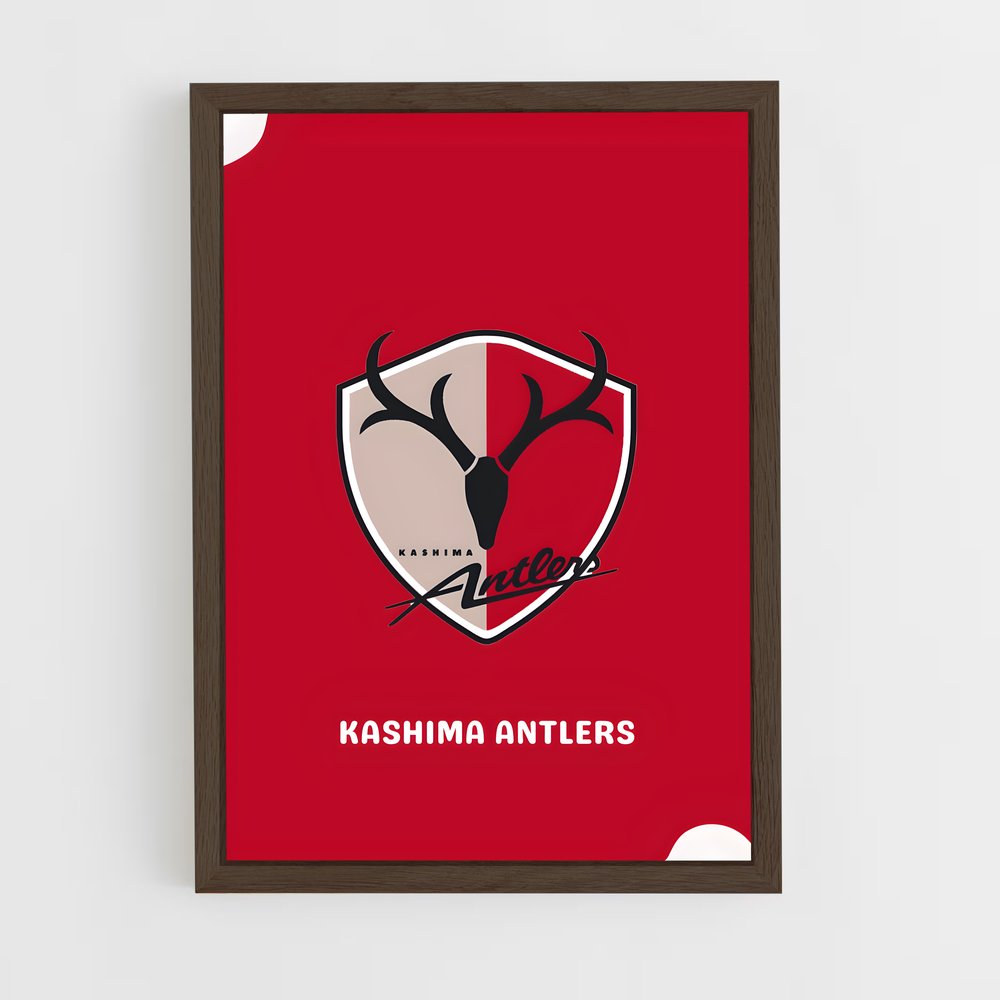 ap-kashima antlers-4 cadre Bois foncé