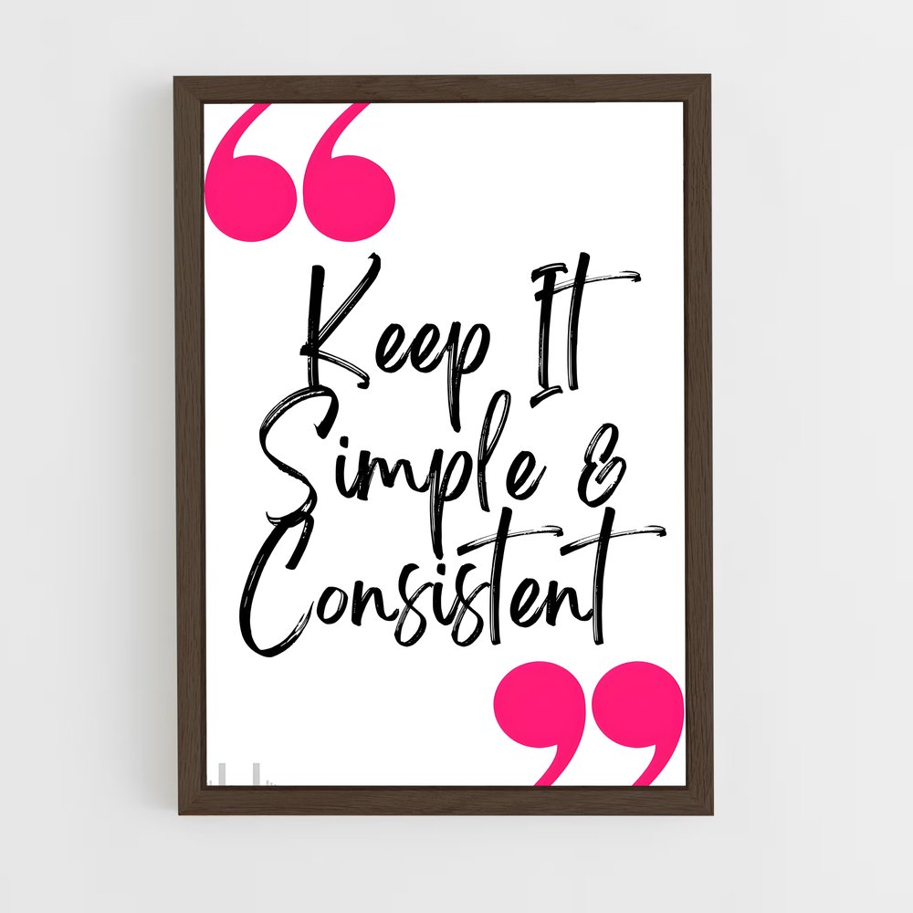 ap-keep it simple-5 cadre Bois foncé