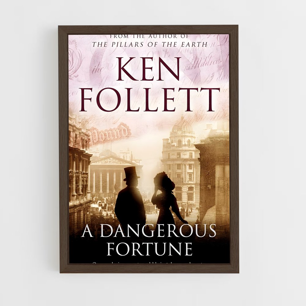 ap-ken follett-4 cadre Bois foncé