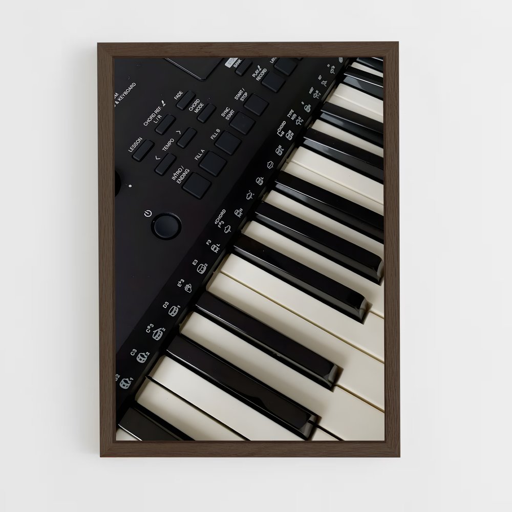 ap-keyboard-7 cadre Bois foncé