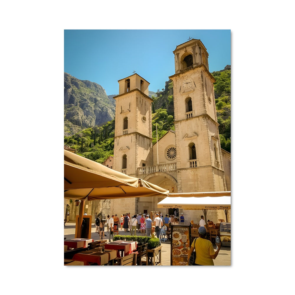 Poster Kotor old town 91373