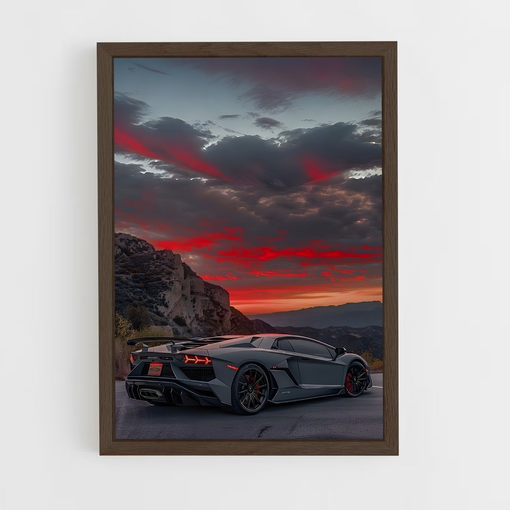 ap-lamborghini-4 cadre Bois foncé
