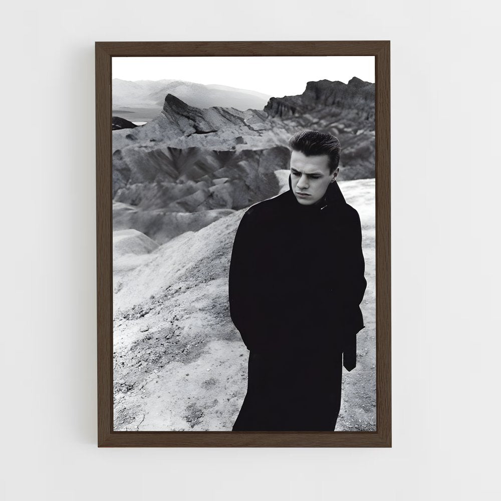 ap-larry mullen jr-2 cadre Bois foncé