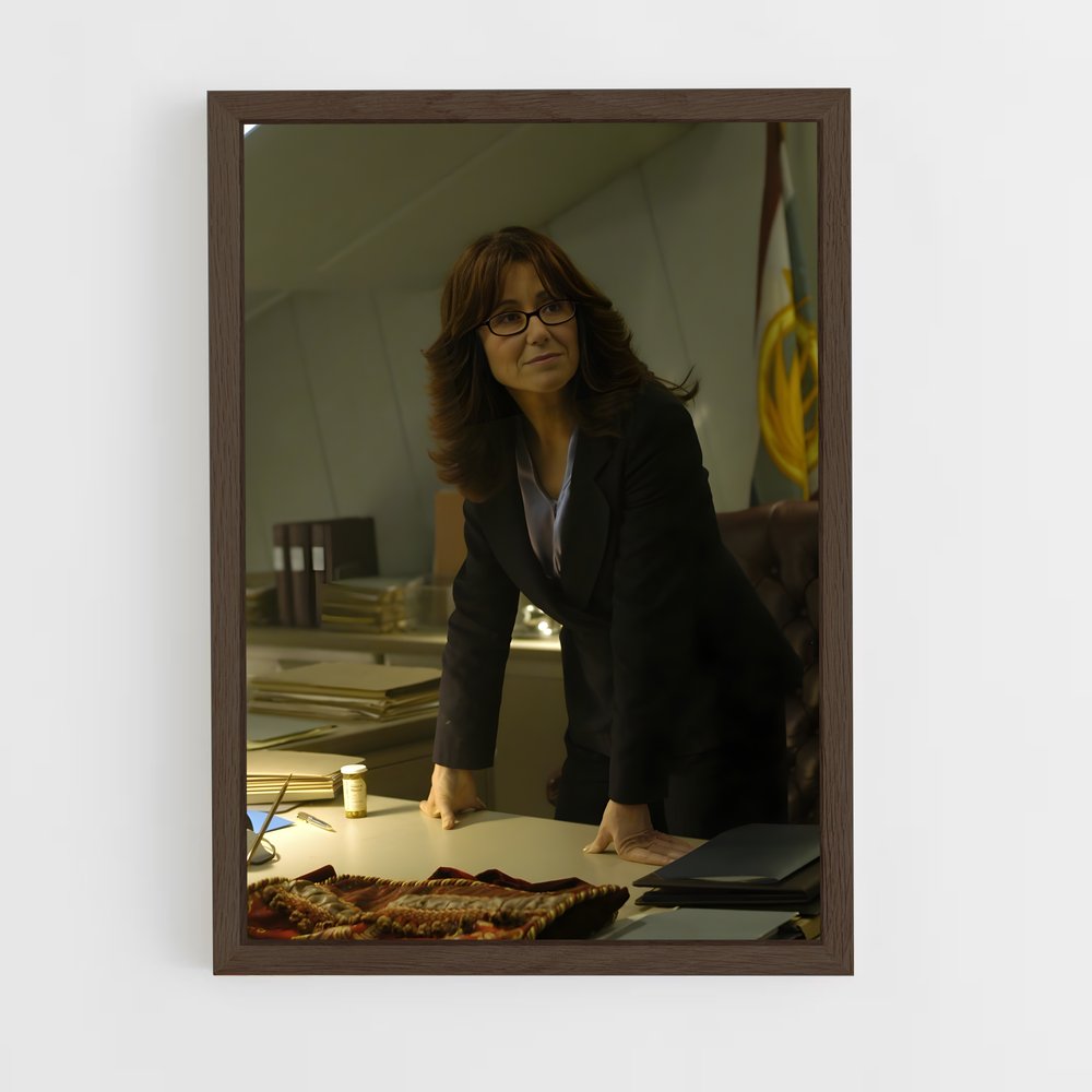 ap-laura roslin-1 cadre Bois foncé