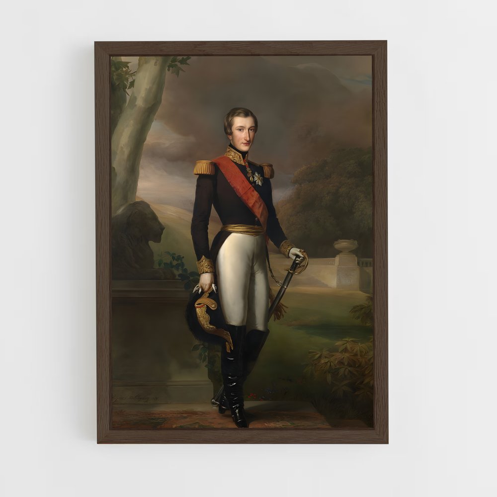ap-leopold ii-1 cadre Bois foncé