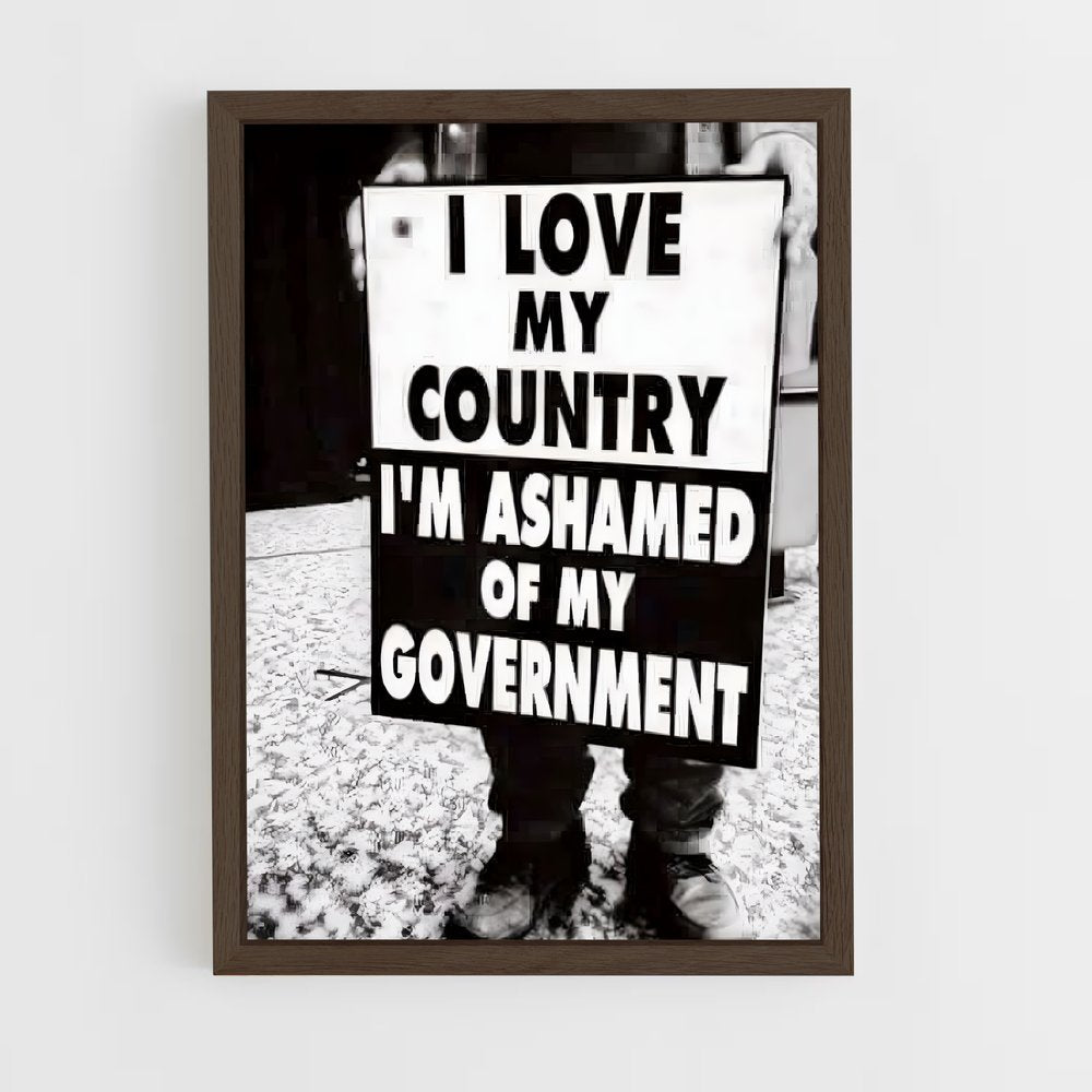 ap-libertarian party usa-1 cadre Bois foncé