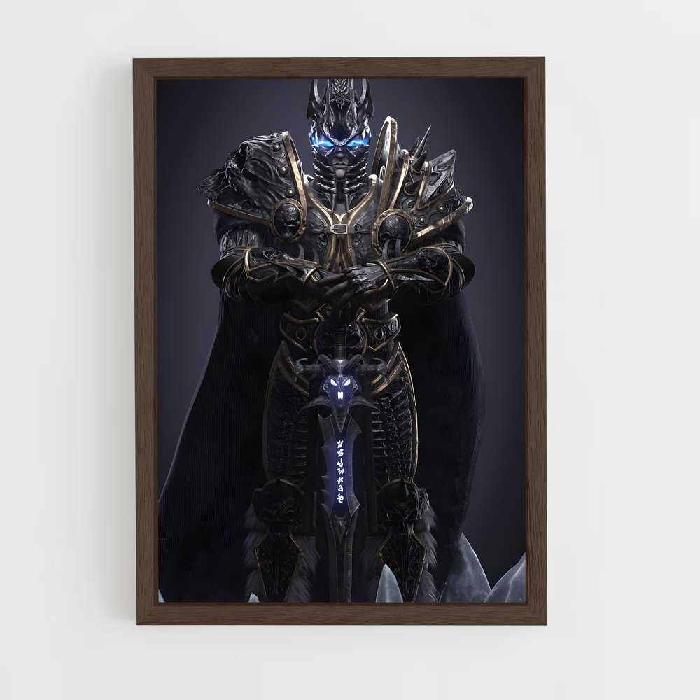 ap-lich king-3 cadre Bois foncé