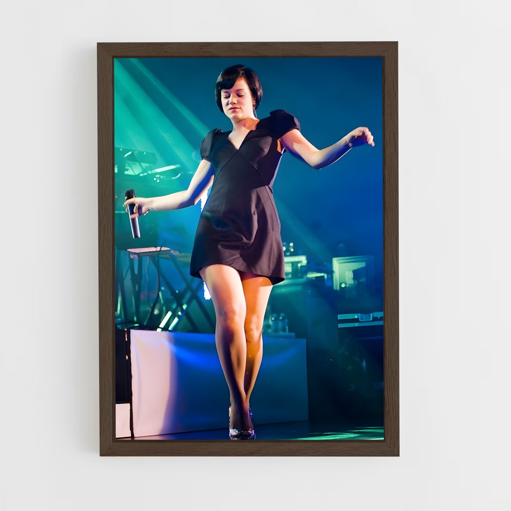 ap-lily allen-4 cadre Bois foncé
