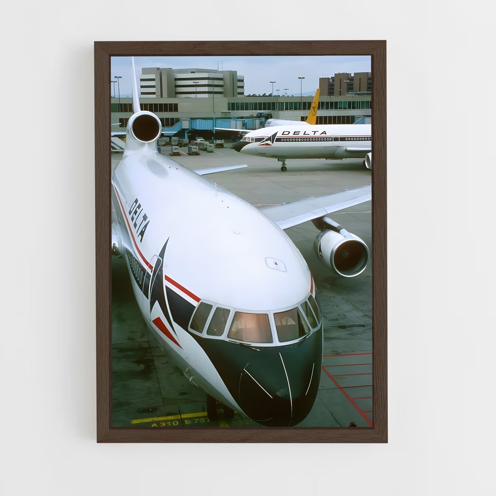 ap-lockheed l-1011 tristar-3 cadre Bois foncé