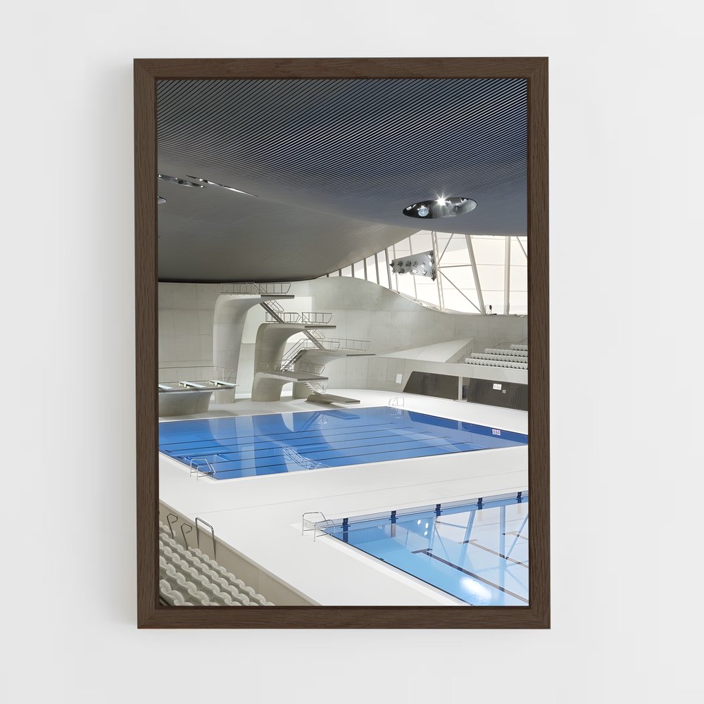 ap-london aquatics centre-2 cadre Bois foncé