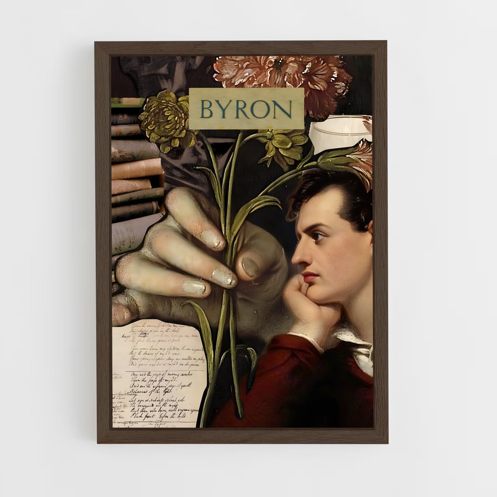 ap-lord byron-1 cadre Bois foncé
