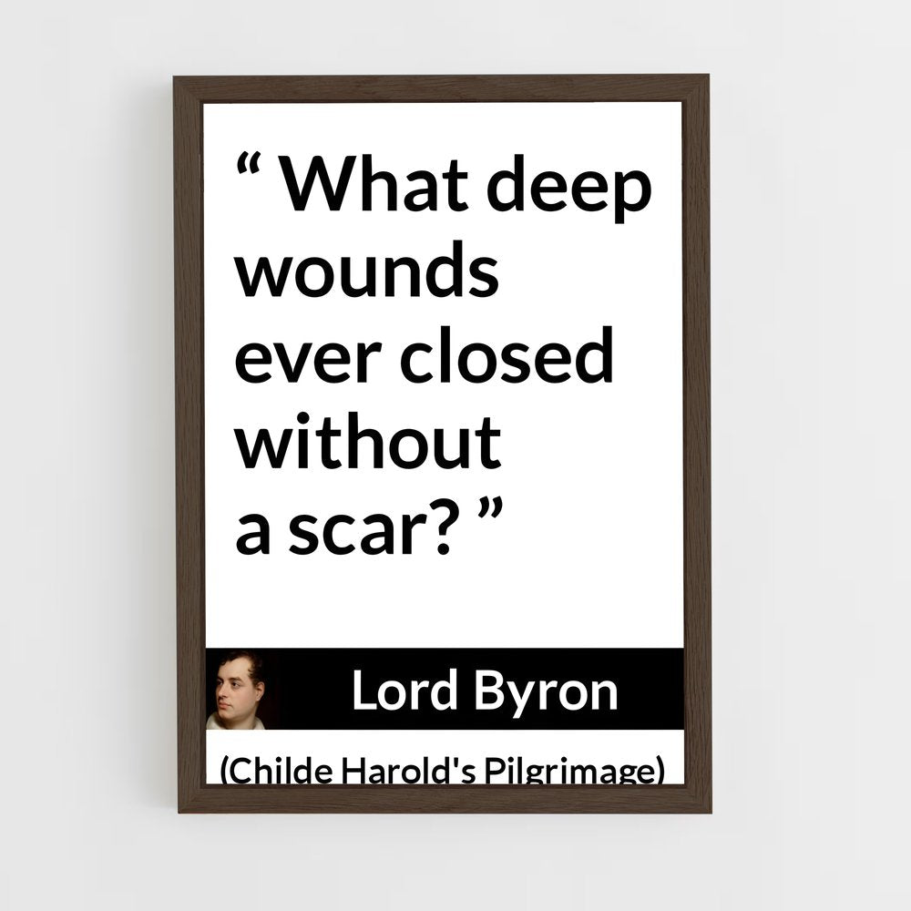 ap-lord byron-5 cadre Bois foncé