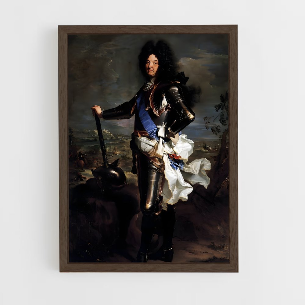 ap-louis xiv-7 cadre Bois foncé