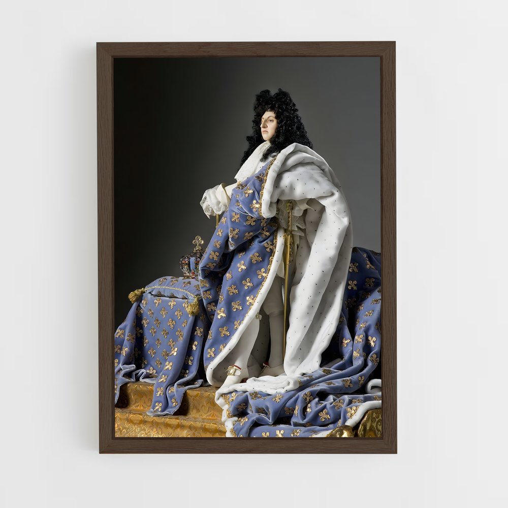 ap-louis xiv-9 cadre Bois foncé