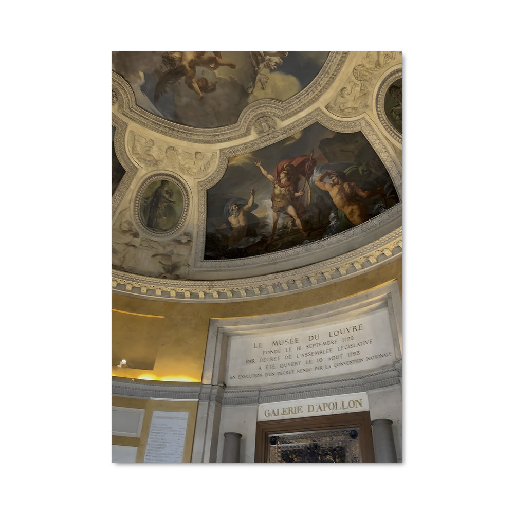 Poster Louvre museum 90348