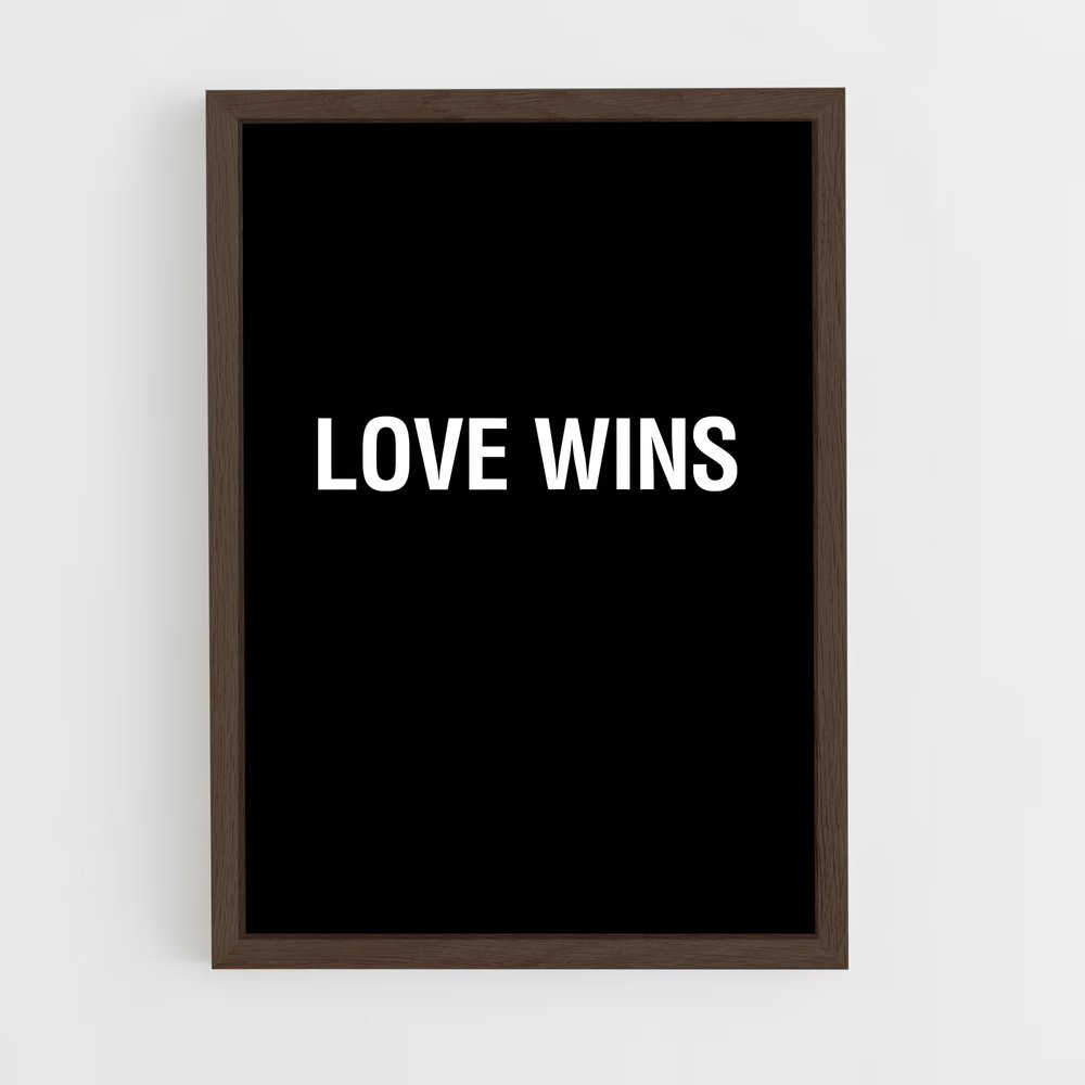 ap-love wins-2 cadre Bois foncé