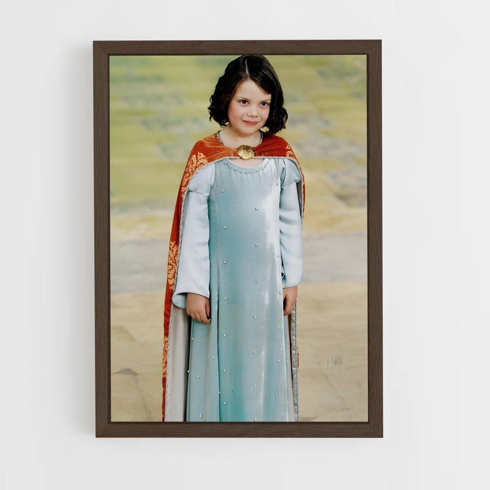 ap-lucy pevensie-1 cadre Bois foncé