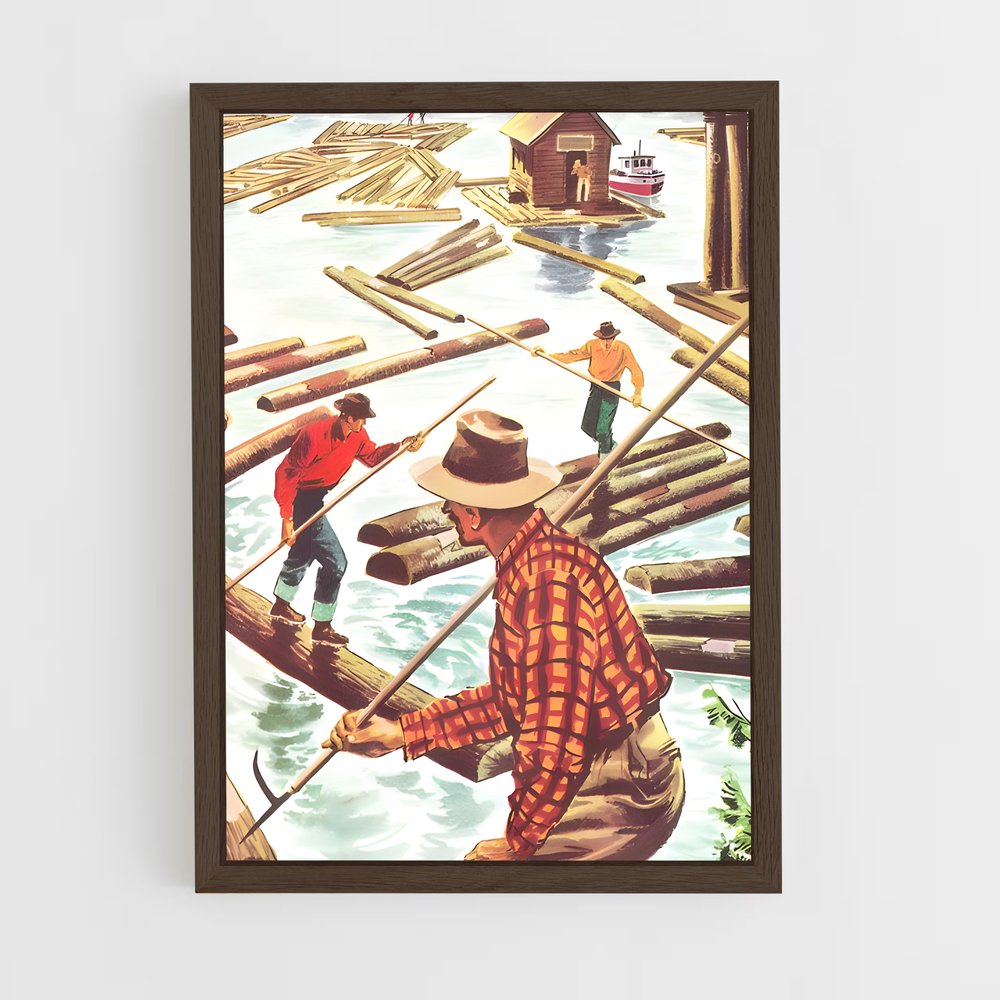 ap-lumberjack-4 cadre Bois foncé