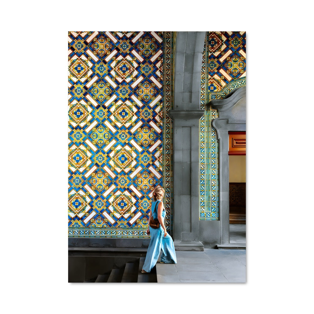 Poster Mur de Couleurs