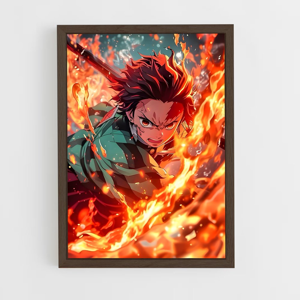 ap-manga-5 cadre Bois foncé