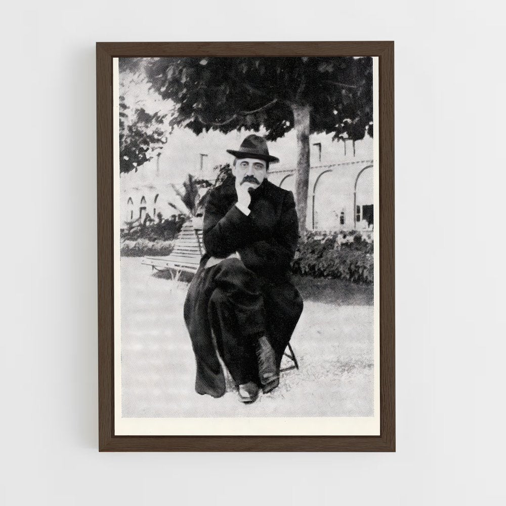 ap-marcel proust-3 cadre Bois foncé