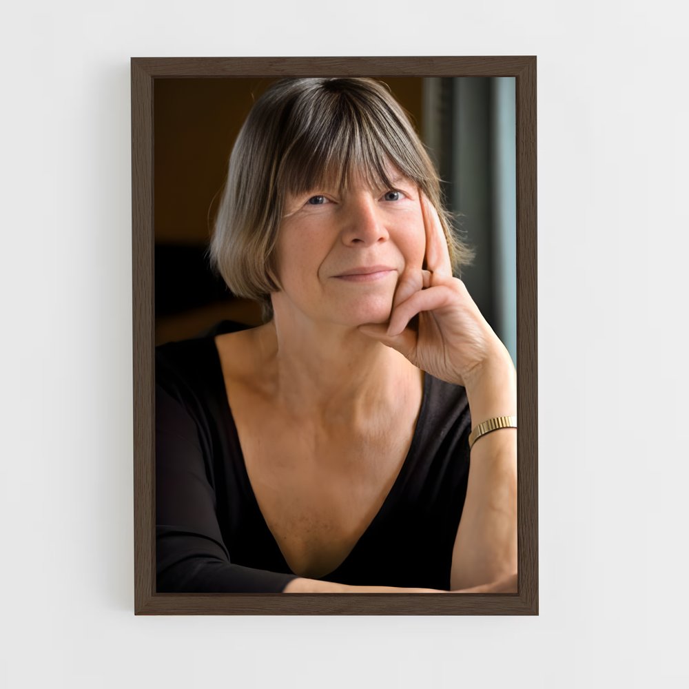 ap-margaret drabble-1 cadre Bois foncé
