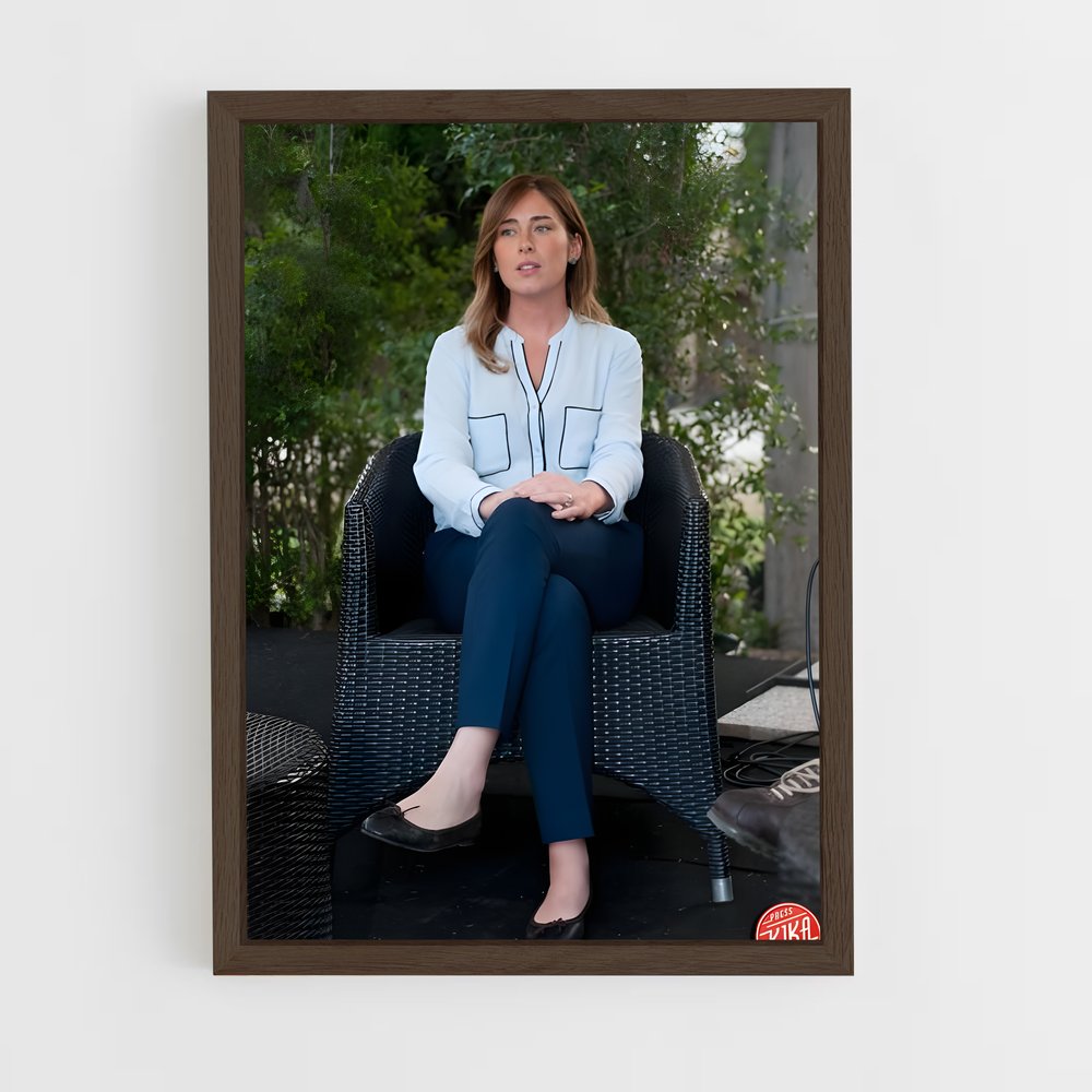 ap-maria elena boschi-2 cadre Bois foncé