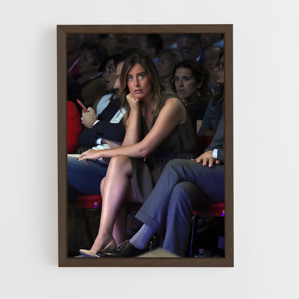 ap-maria elena boschi-4 cadre Bois foncé
