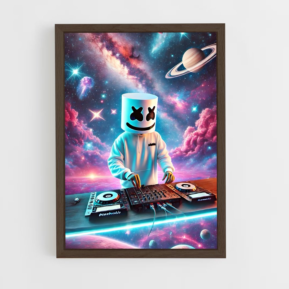 ap-marshmello-11 cadre Bois foncé