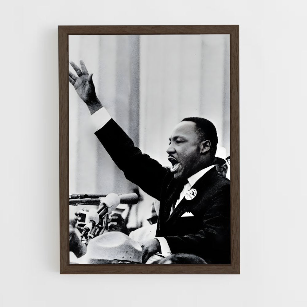 ap-martin luther king-2 cadre Bois foncé