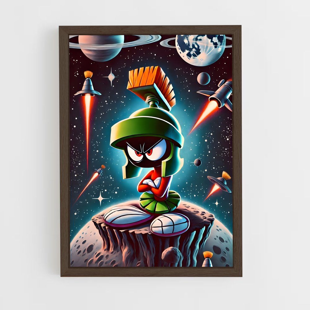 ap-marvin the martian-1 cadre Bois foncé