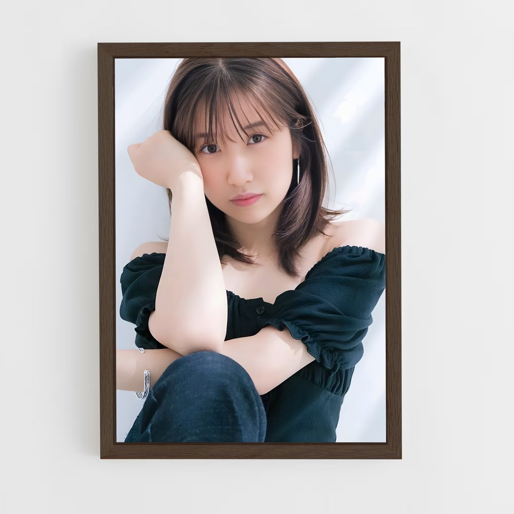 ap-masaki sato-2 cadre Bois foncé