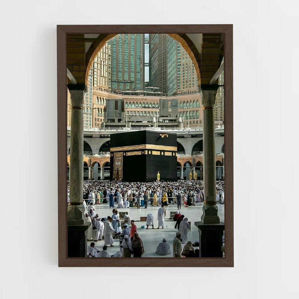 ap-masjid al haram-7 cadre Bois foncé