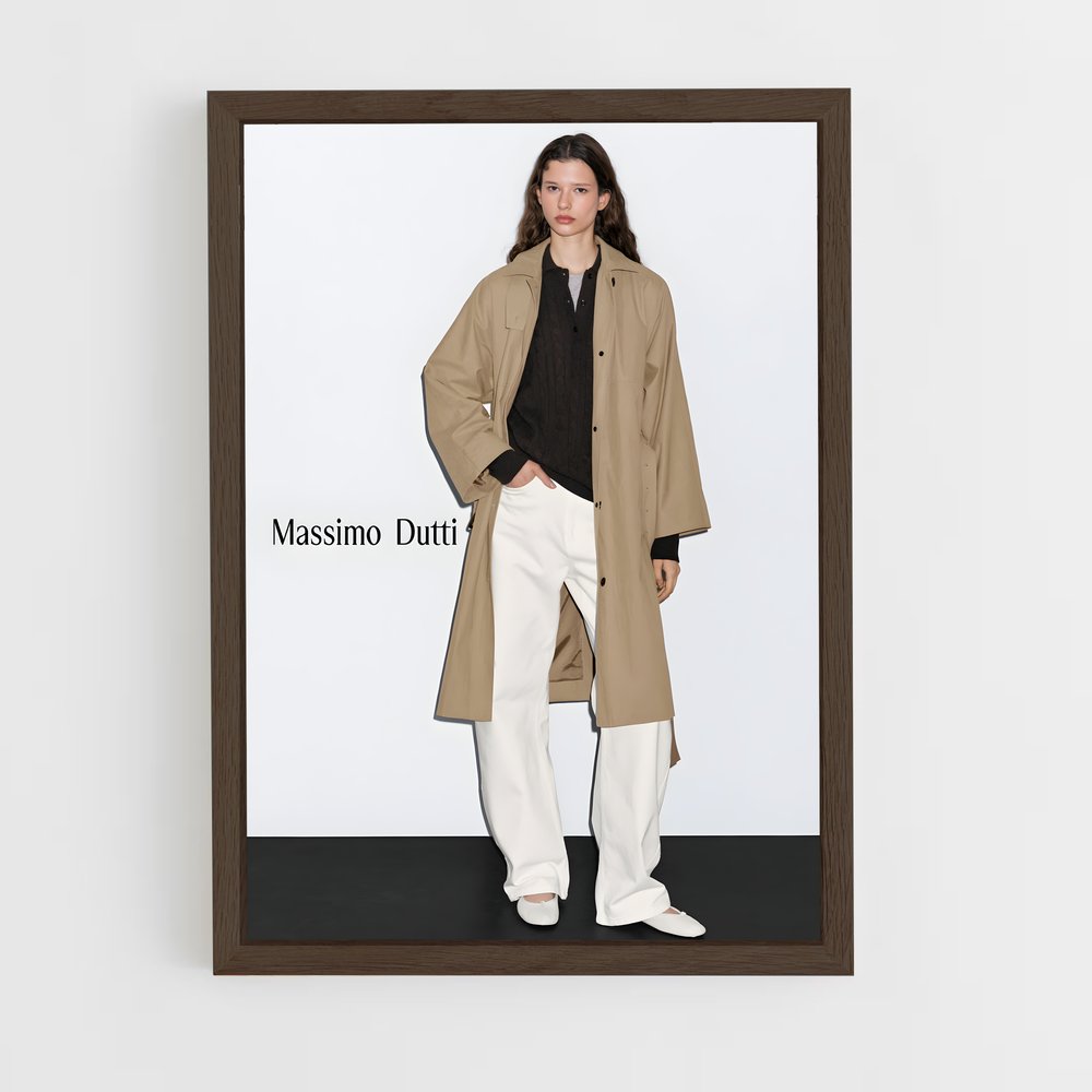 ap-massimo dutti-3 cadre Bois foncé