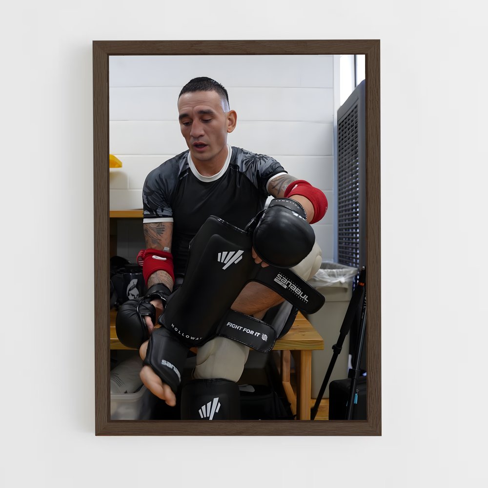 ap-max muay thai-5 cadre Bois foncé