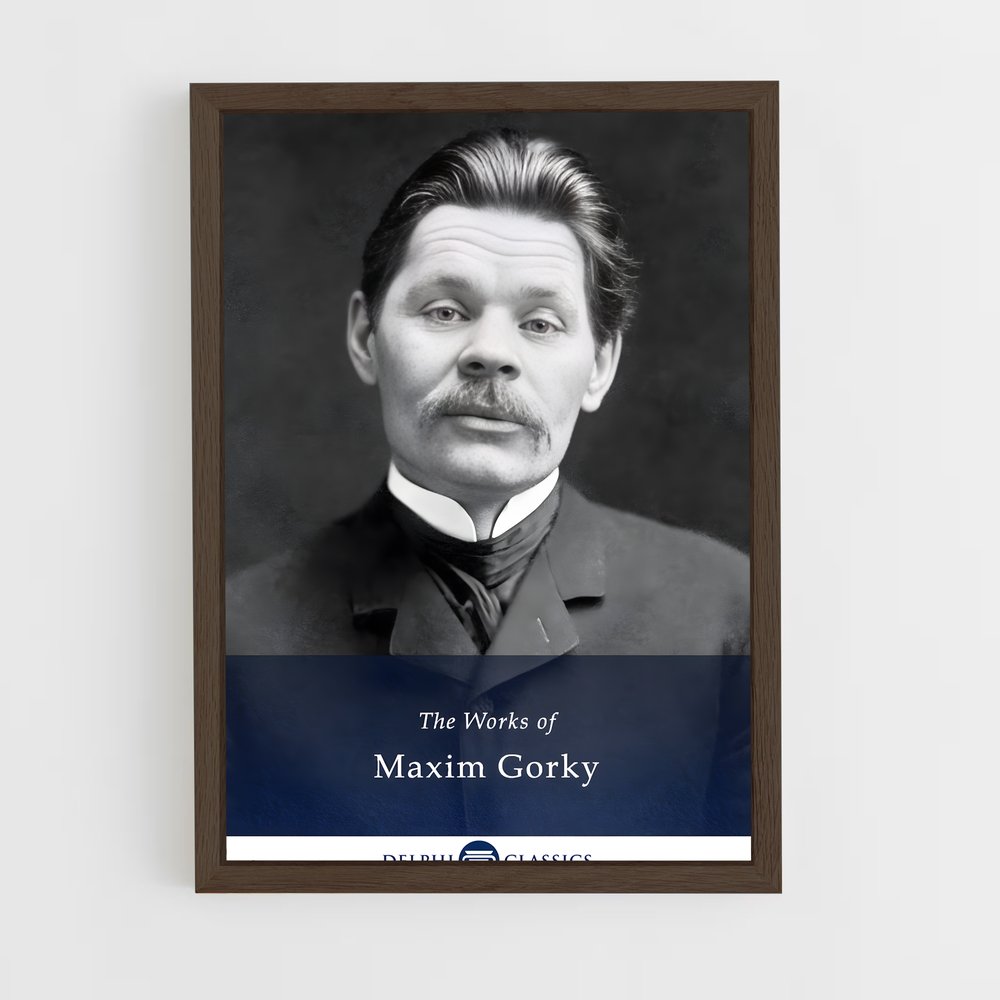 ap-maxim gorky-1 cadre Bois foncé
