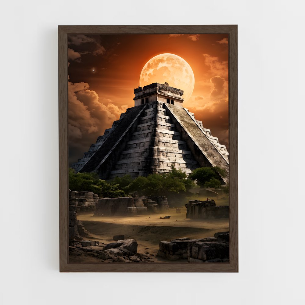 ap-maya civilization-8 cadre Bois foncé