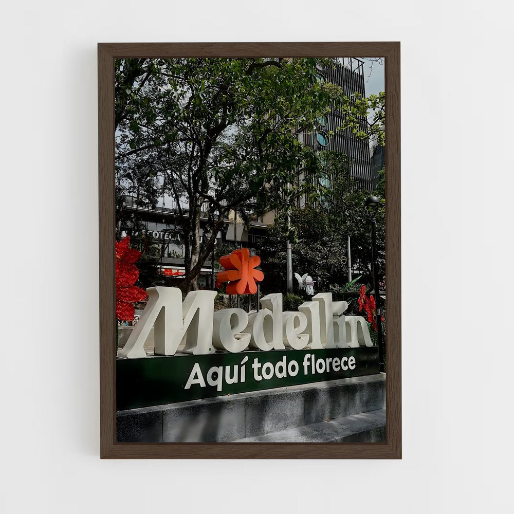 ap-medellin cartel-4 cadre Bois foncé