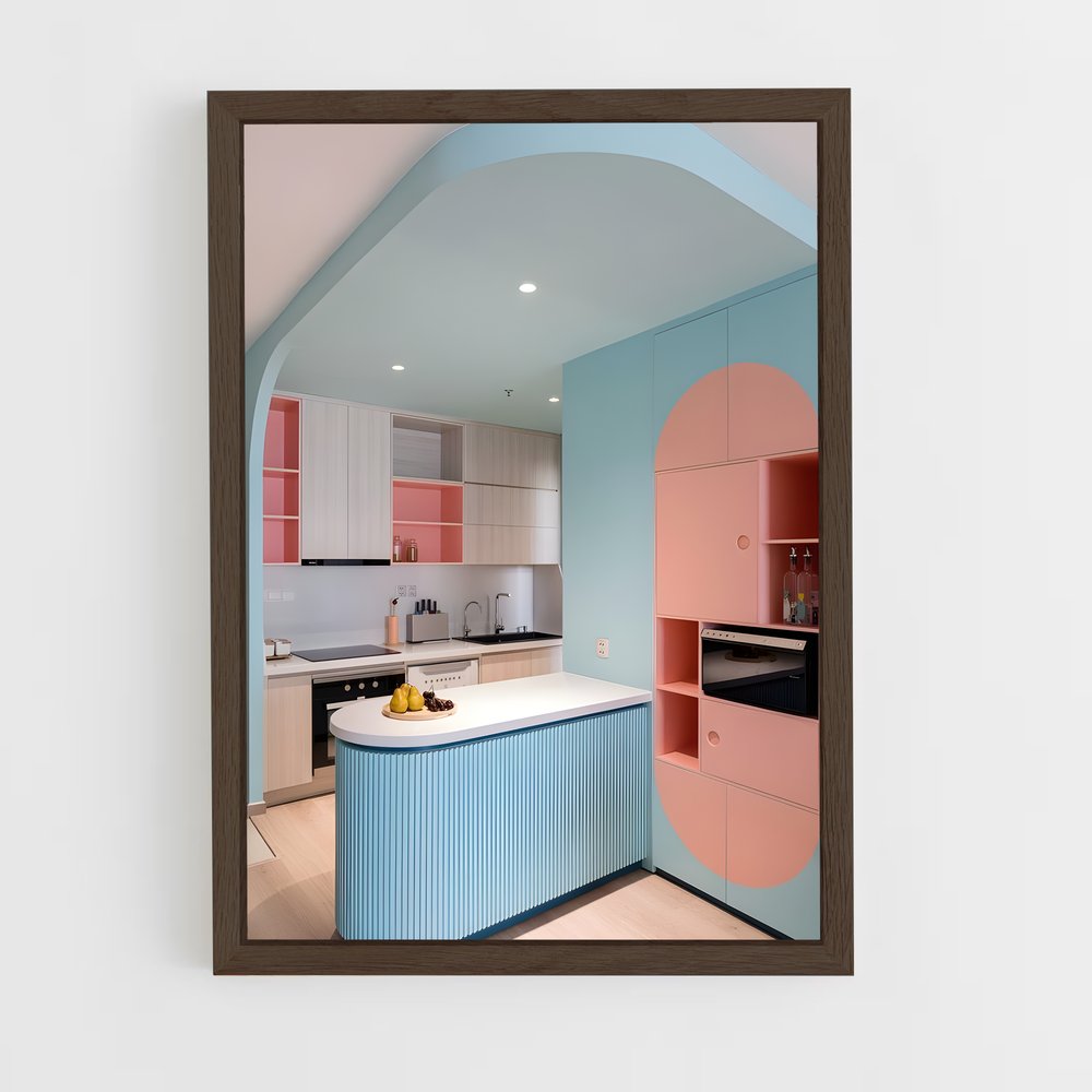 ap-memphis design-4 cadre Bois foncé