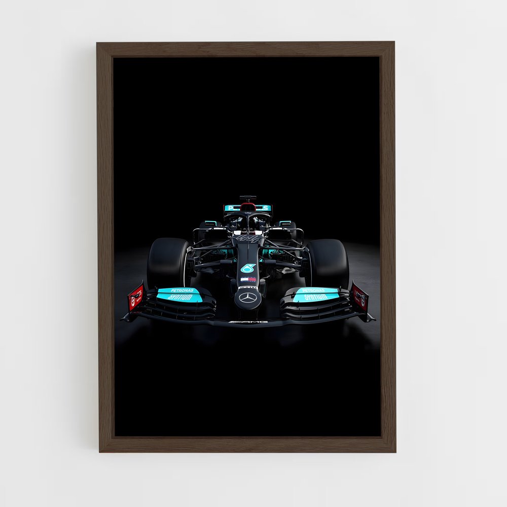ap-mercedes w12-4 cadre Bois foncé