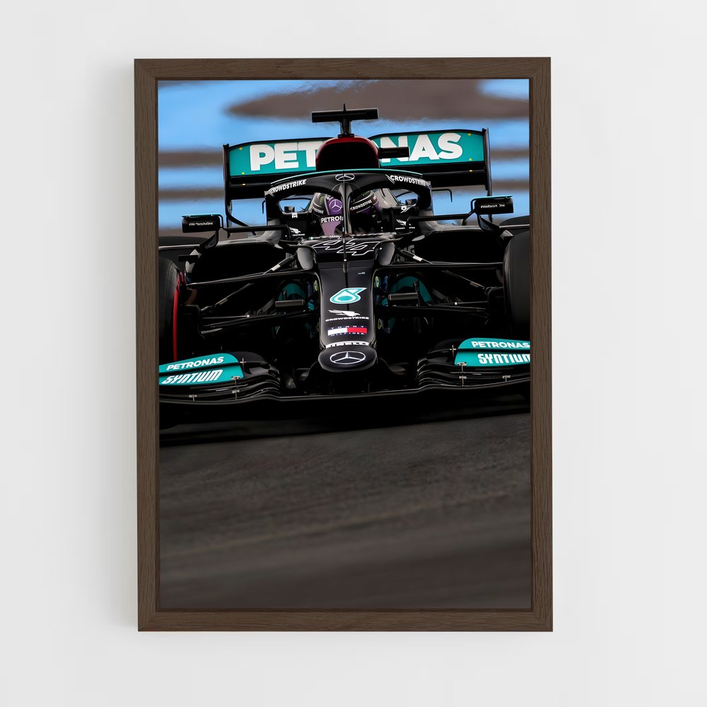 ap-mercedes w12-6 cadre Bois foncé