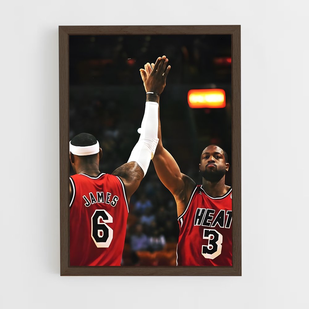 ap-miami heat-2 cadre Bois foncé
