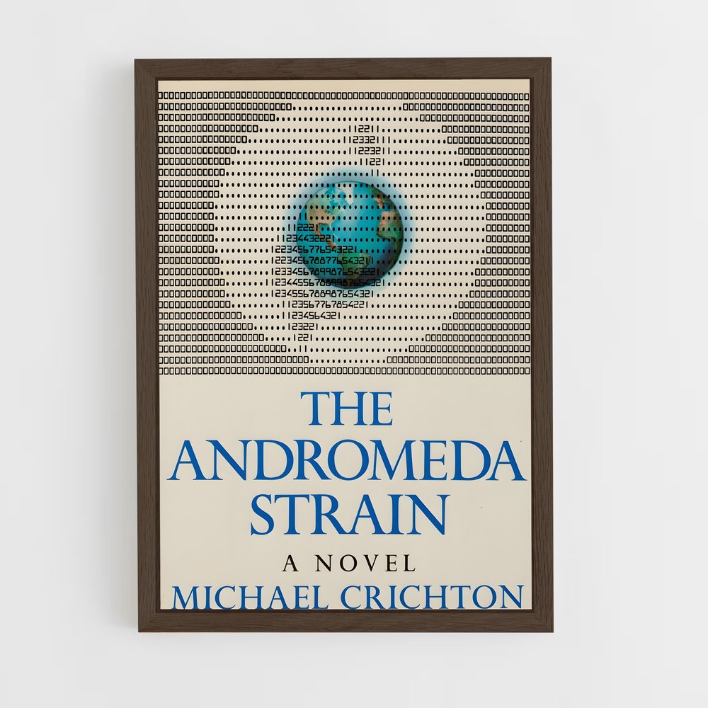 ap-michael crichton-4 cadre Bois foncé