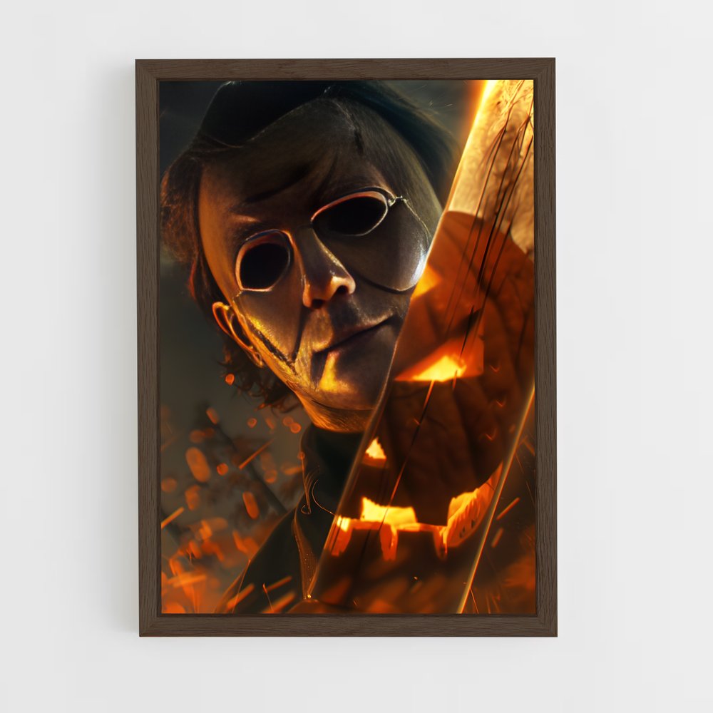 ap-michael myers-1 cadre Bois foncé