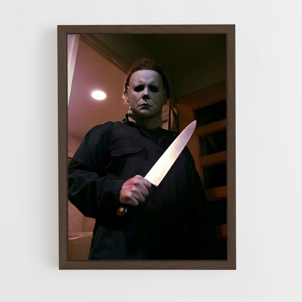 ap-michael myers-6 cadre Bois foncé