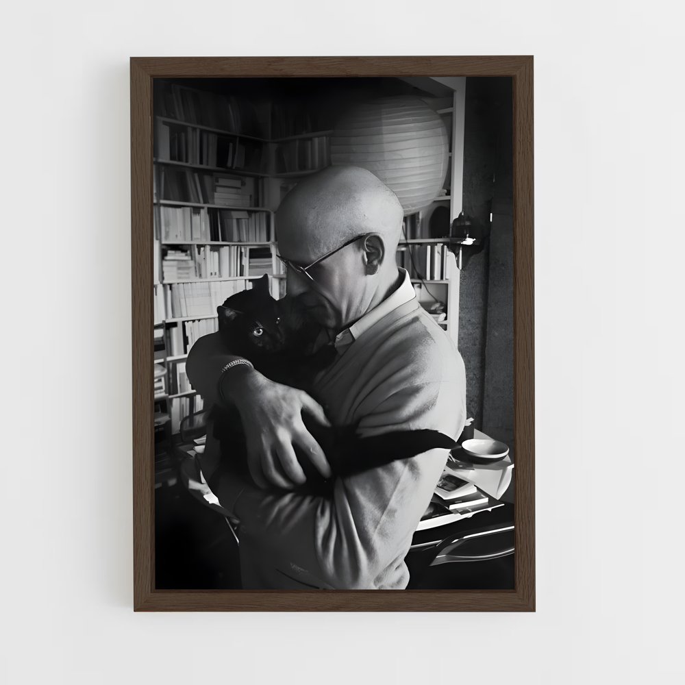 ap-michel foucault-1 cadre Bois foncé